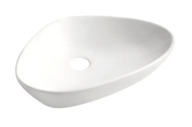 Elite waskom rond 58,5 x 39 x 14 cm keramiek glans wit
