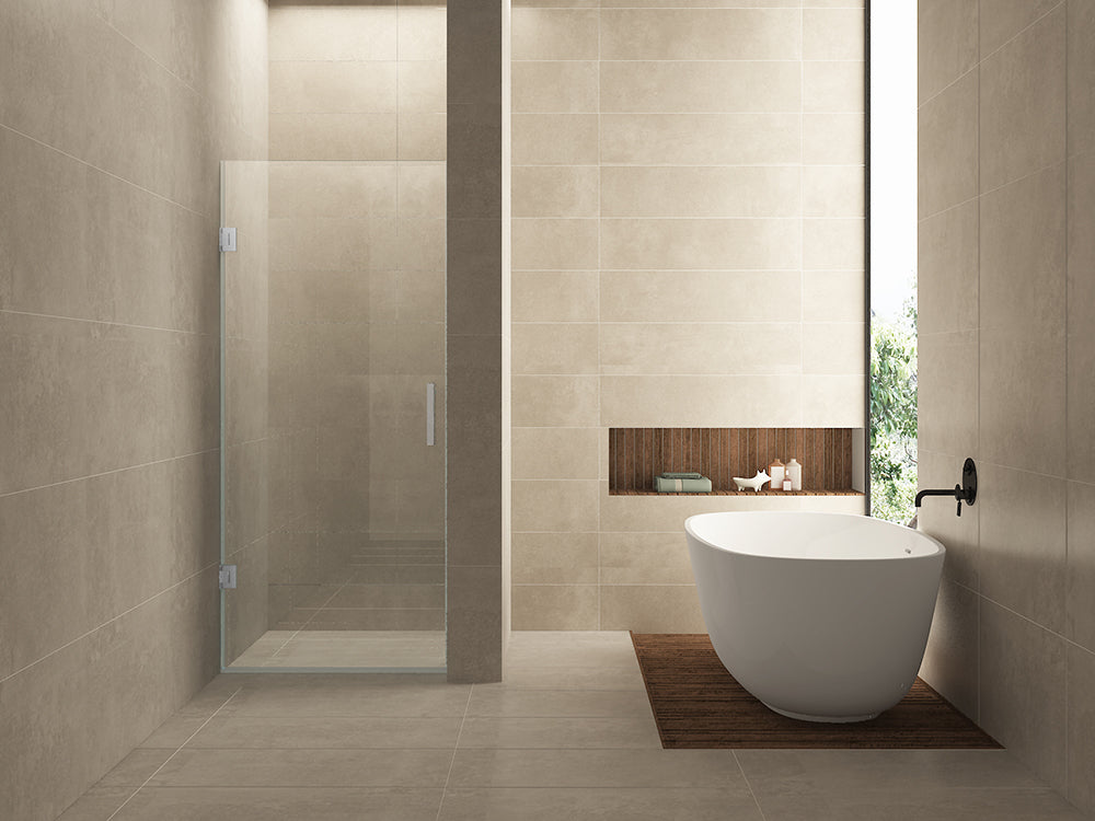 Wiesbaden less nisdeur 900 x 2000 x 8 mm nano helder glas/chroom