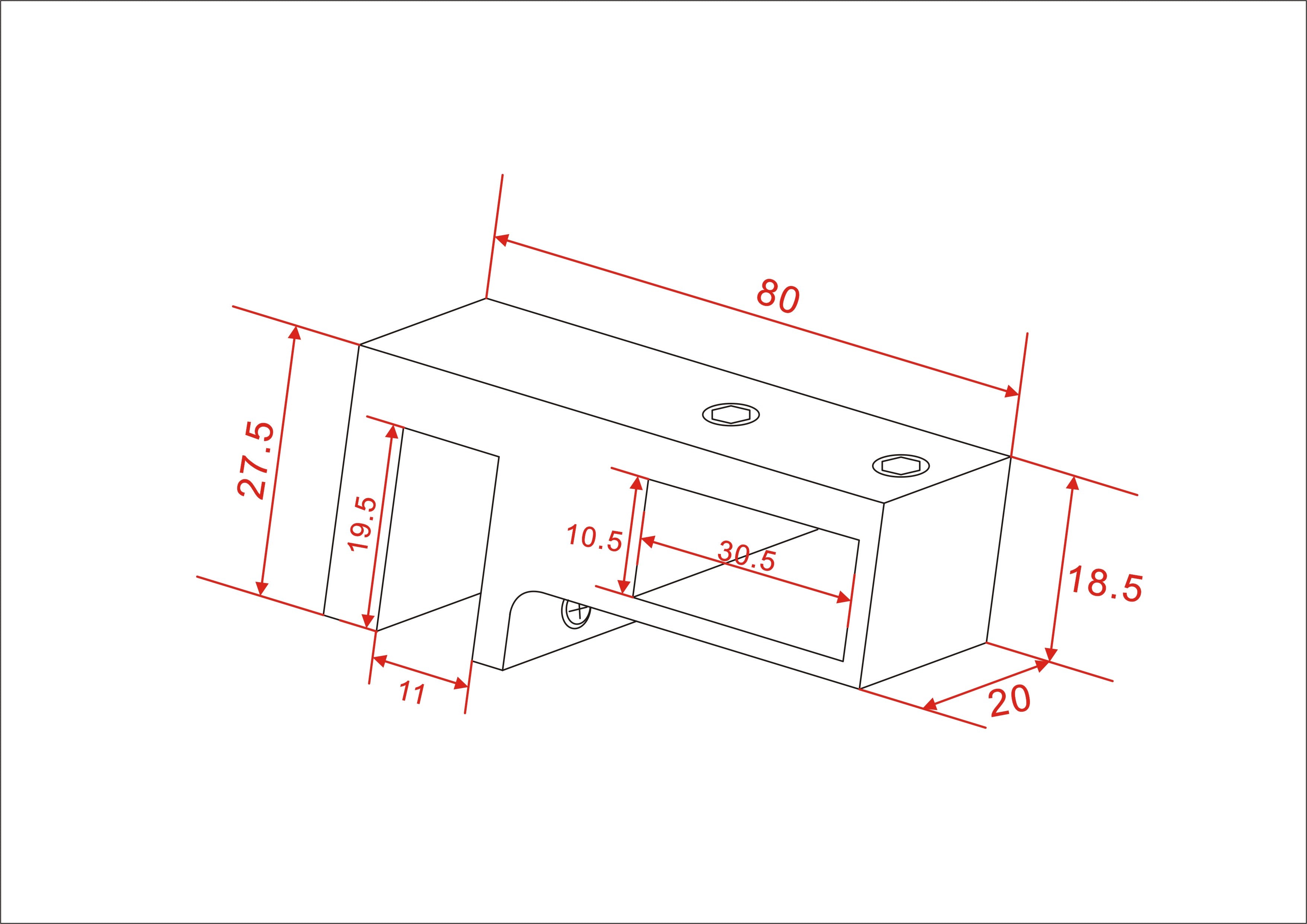 glaskoppeling zijkant stabilisatiestang chroom