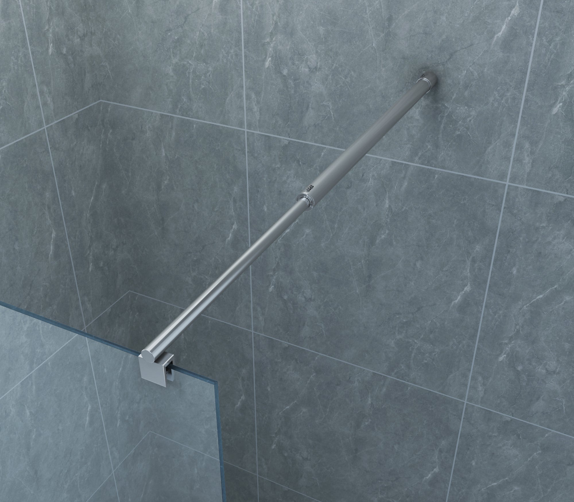 Cerra eco inloopdouche 900 x 1950 x 6 mm nano helder glas/chroom