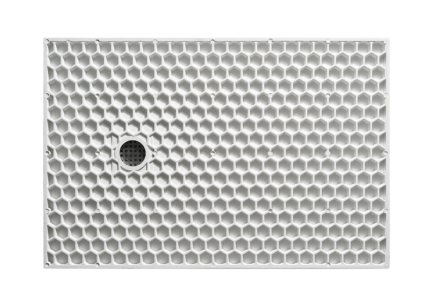 Stonea douchebak antislip composiet 900x900x30 mm inkortbaar mat wit