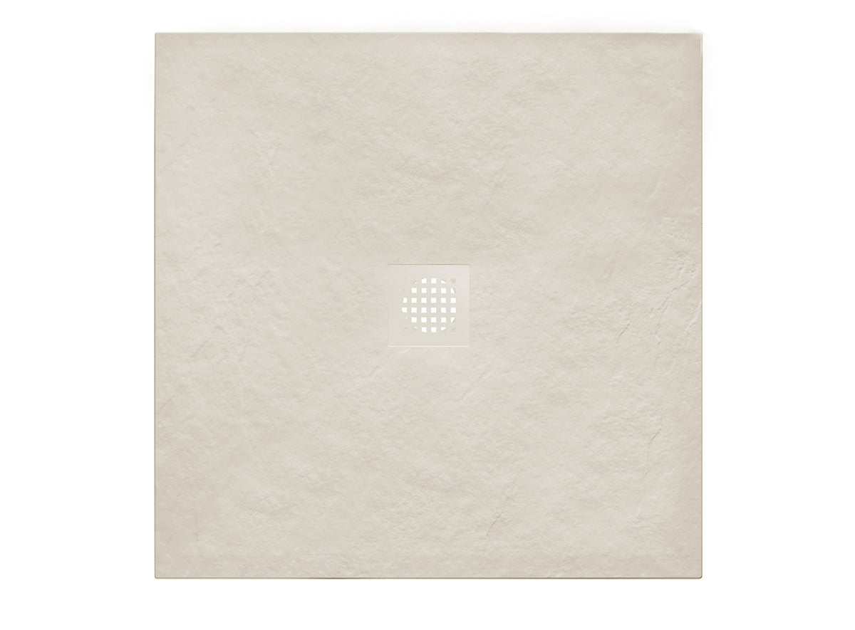 Wiesbaden stonea douchebak antislip composiet 1000 x 1000 x 30 mm inkortbaar beige