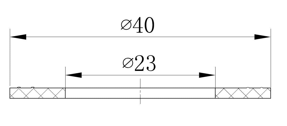Pakkingsring rubber 1/2" zwart