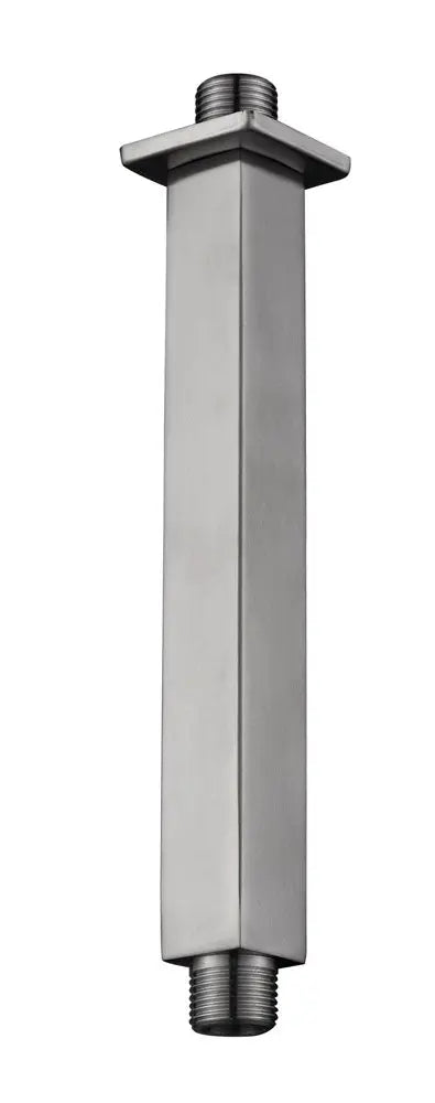 304 douchearm met plafondbevestiging vierkant 20 cm geborsteld RVS