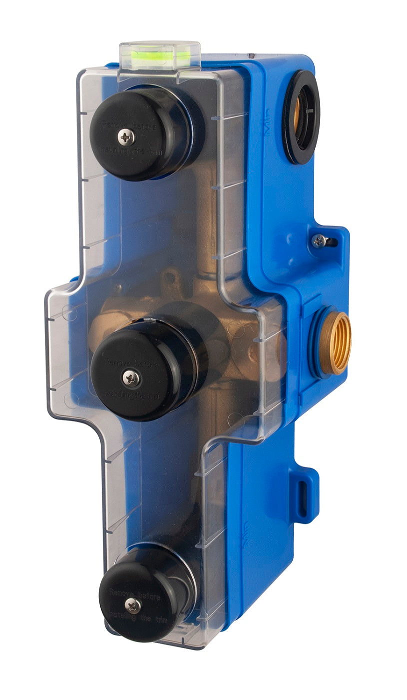 Caral inbouwbox inbouwthermostaat 3 weg