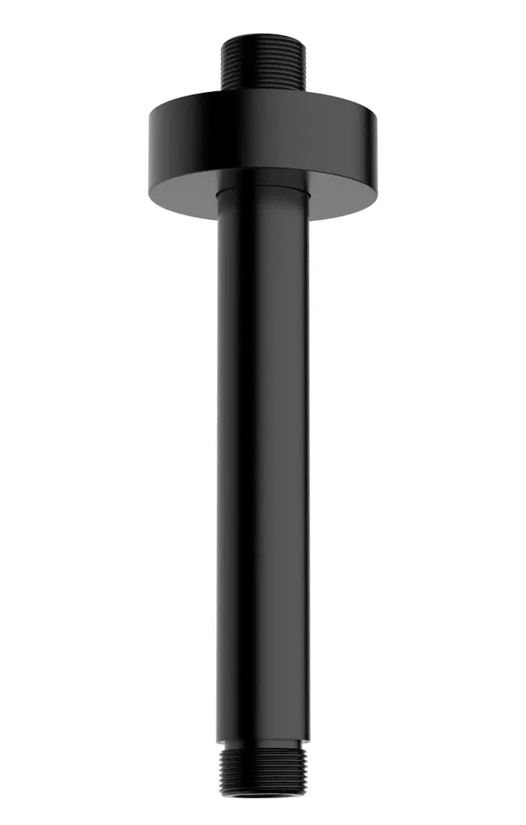 UniMatch douchearm met plafondbevestiging 30 cm mat zwart
