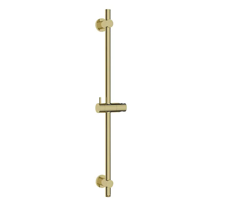 UniMatch glijstang met wateraansluiting 76,5 cm geborsteld messing PVD