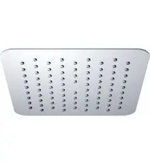 Ufo hoofddouche vierkant 30 cm RVS PVD
