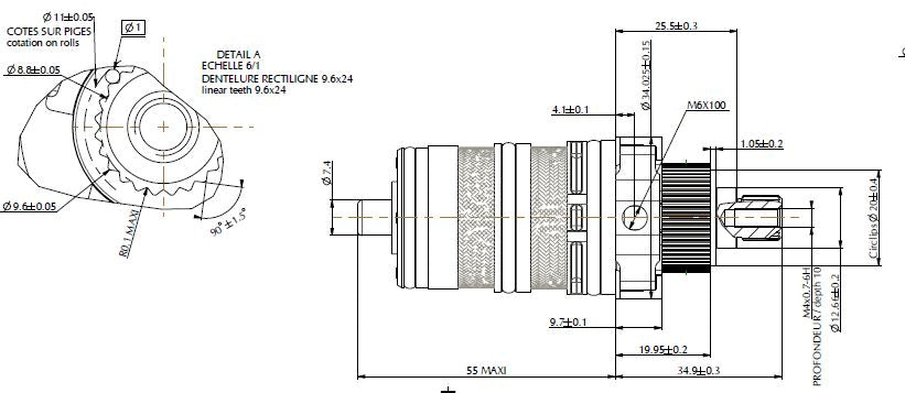 Thermostatisch binnenwerk type 1