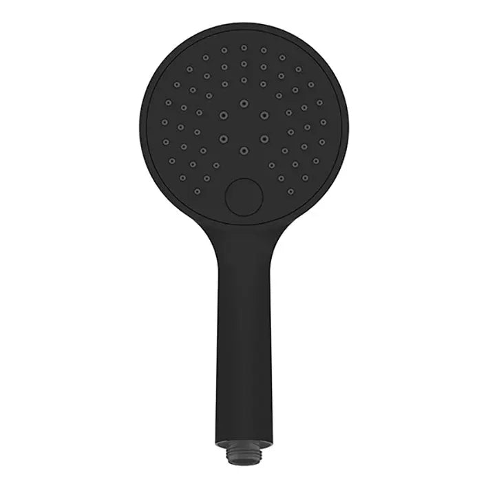 UniMatch handdouche 3 standen Ø 12 cm mat zwart