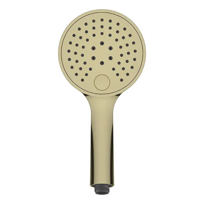 UniMatch handdouche 3 standen Ø 12 cm geborsteld messing PVD