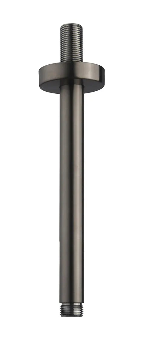 UniMatch douchearm met plafondbevestiging 20 cm gunmetal PVD