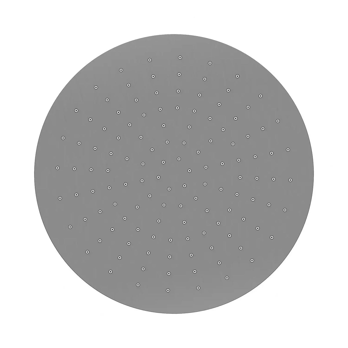 UniMatch hoofddouche rond 30 x 0,8 cm gunmetal PVD