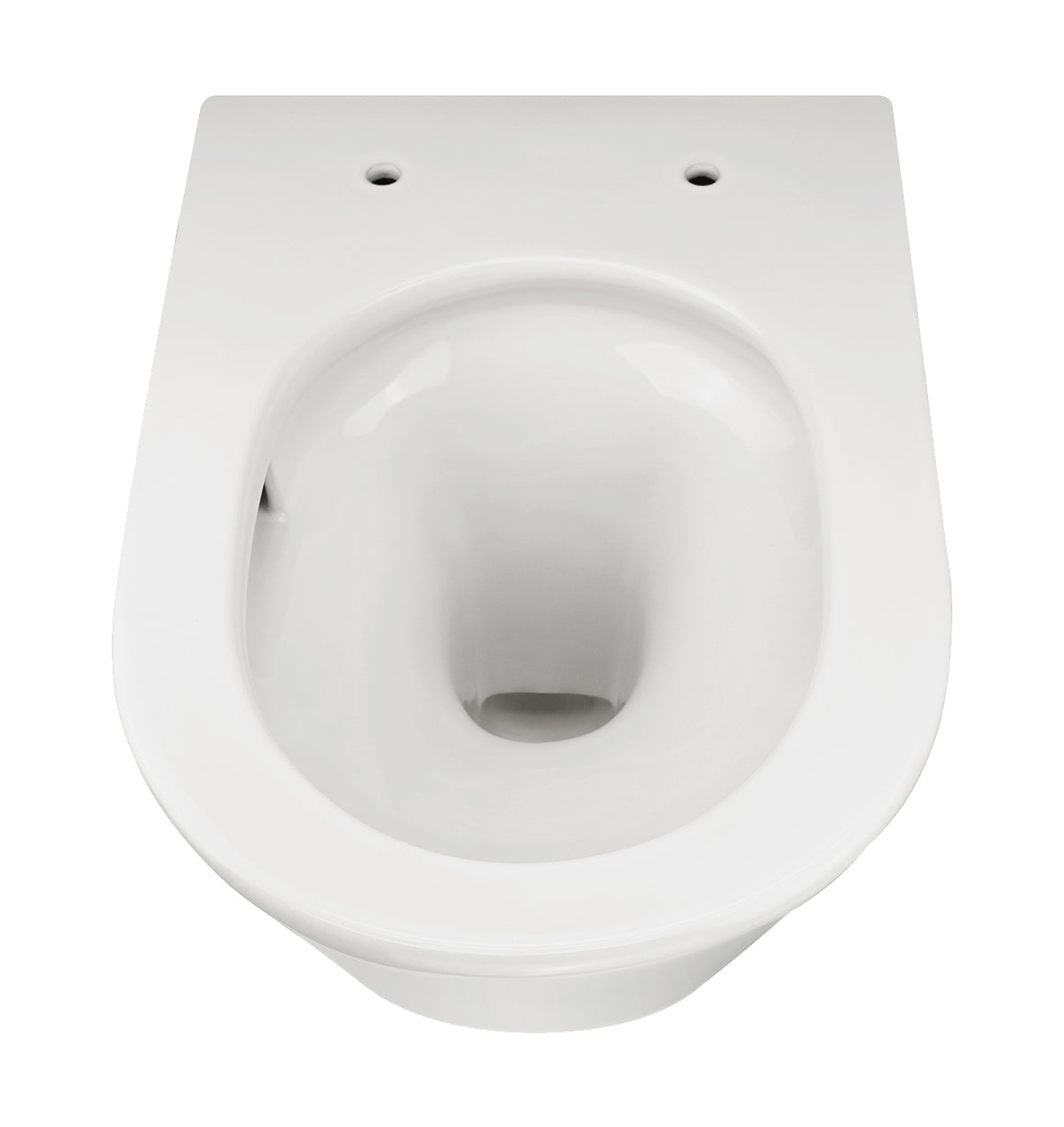 Vesta Tornado flush wandcloset rimless met nano coating met Shade slim toiletzitting softclose en quick release glans wit