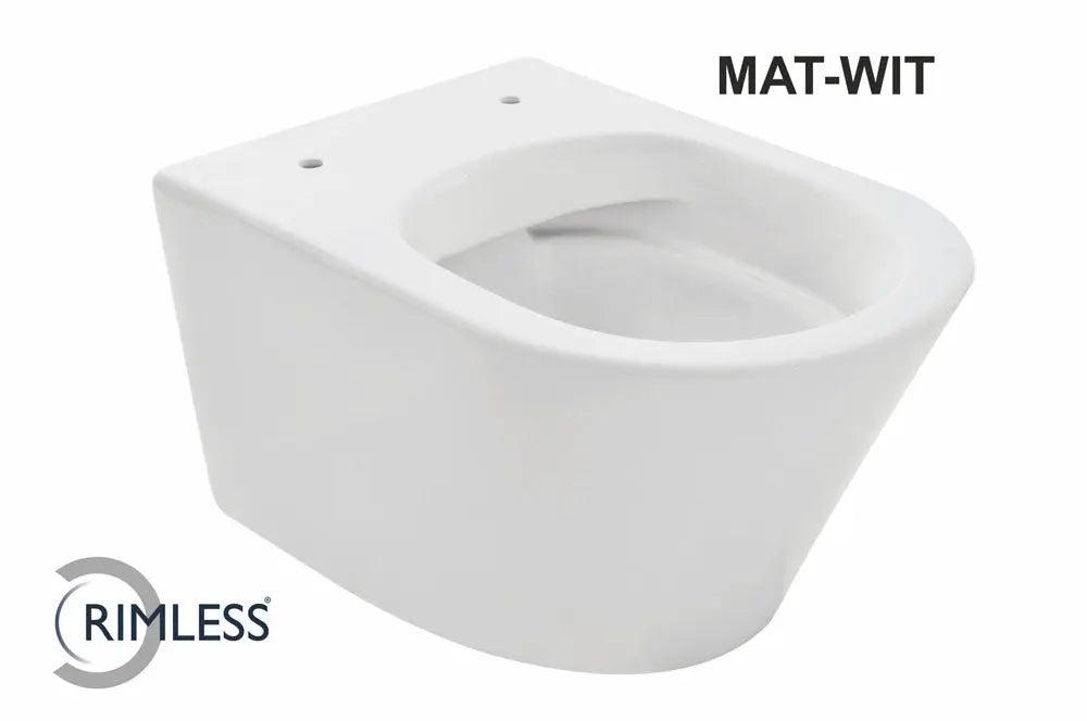 Vesta wandcloset rimless mat wit