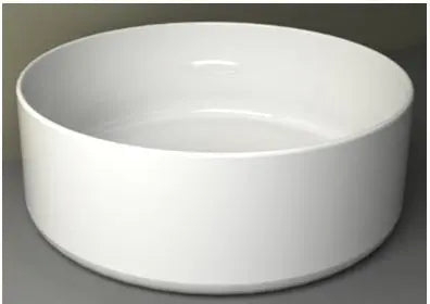 Link waskom rond 40 x 12 cm keramiek glans wit