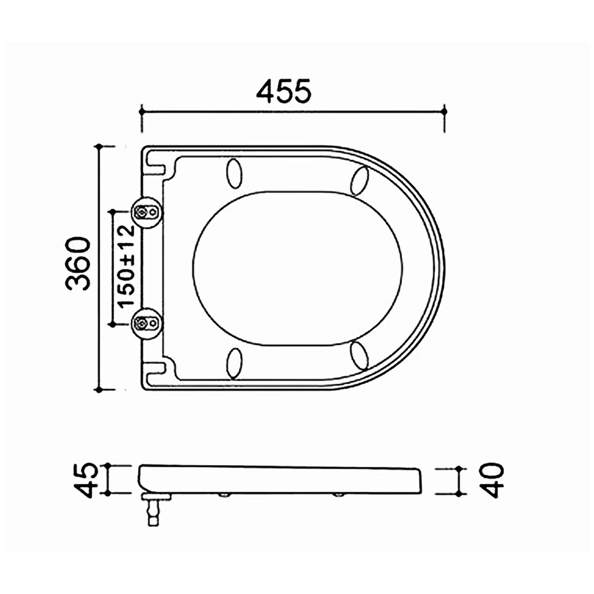 Arco toiletzitting softclose en quick release glans wit