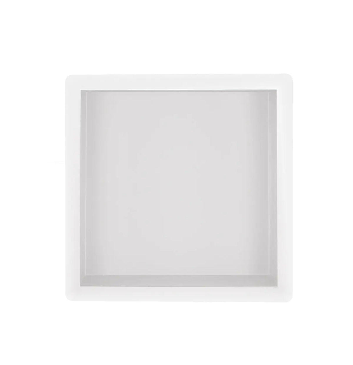 Demis inbouwnis 30 x 30 x 7 cm mat wit