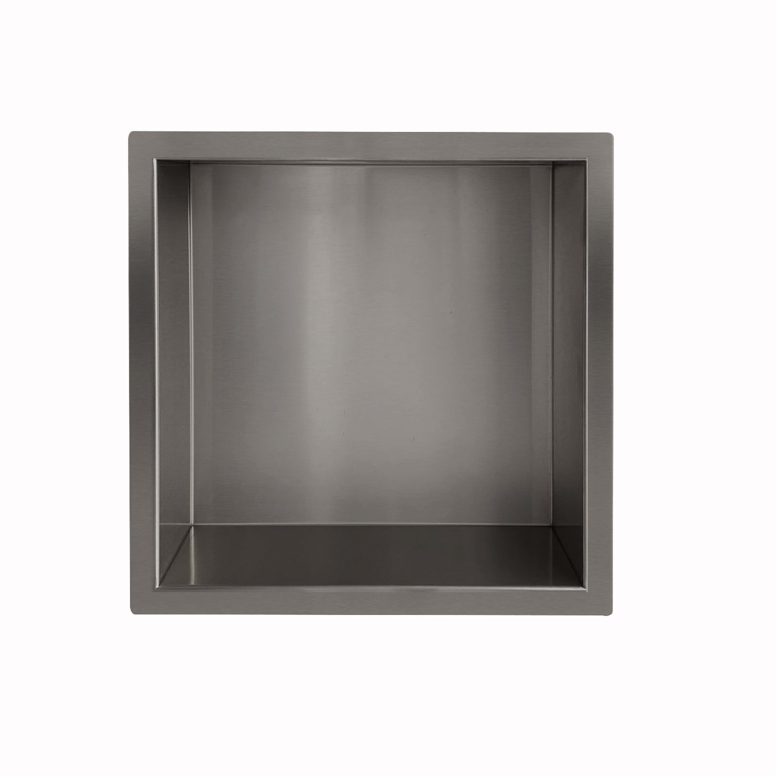 Demis inbouwnis 30 x 30 x 7 cm gunmetal PVD