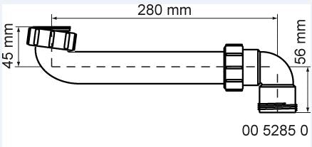Mcalpine 5285 Ruimtebesp.Bocht Verts.6/4