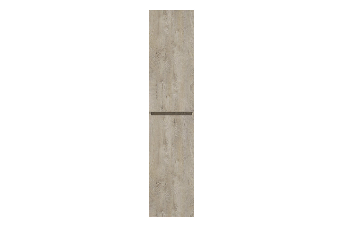 Alvara kolomkast 160x35x35 cm grijs eiken