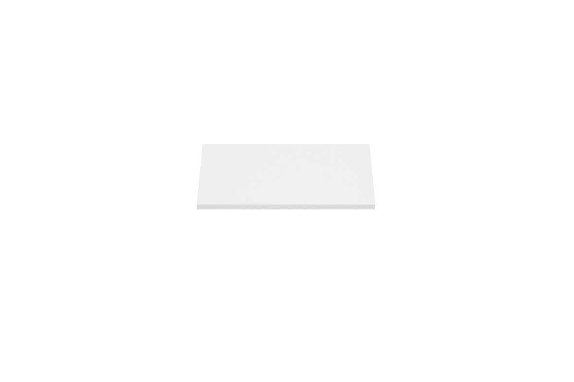 Alvara topblad 40x22 cm mat wit