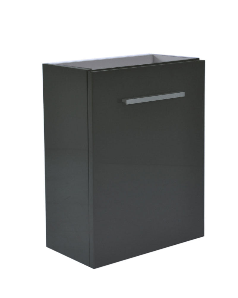 Zenti fonteinkast 40 x 22 cm hoogglans grijs