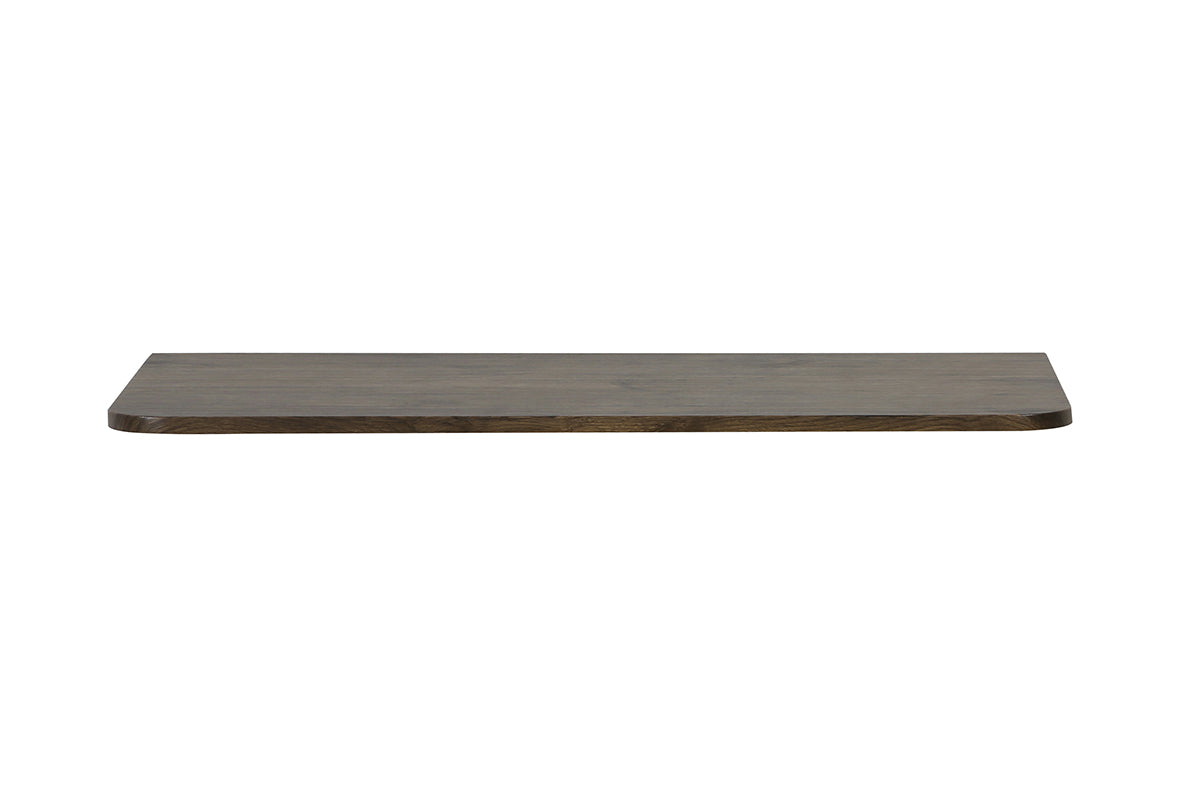 Wiesbaden sulora topblad afgeronde hoeken 80 x 48 cm bruin eiken