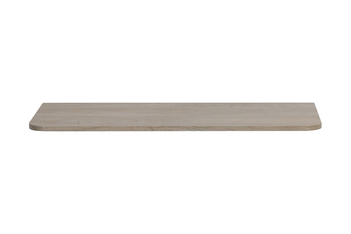 Sulora topblad afgeronde hoeken 100 x 48 cm licht eiken
