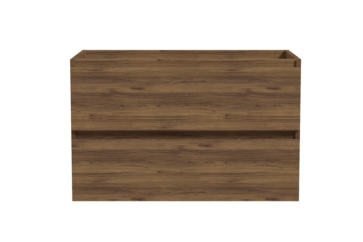 Alvara onderkast met 2 laden 1 uitsparing 80 x 46 cm warm eiken