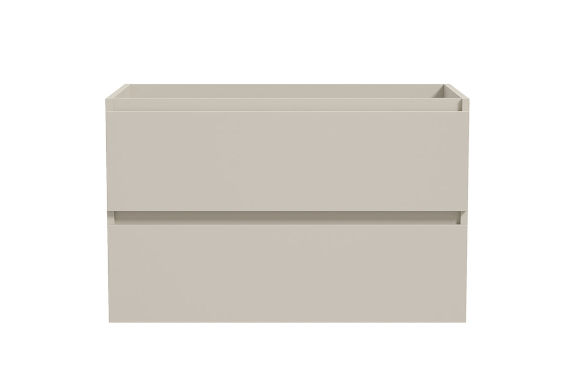 Alvara onderkast met 2 laden 1 uitsparing 80 x 46 cm cashmere