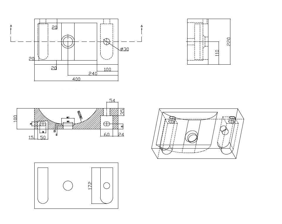 Wiesbaden Raw fontein rechts 40x22x10 cm hardsteen gezoet, maattekening
