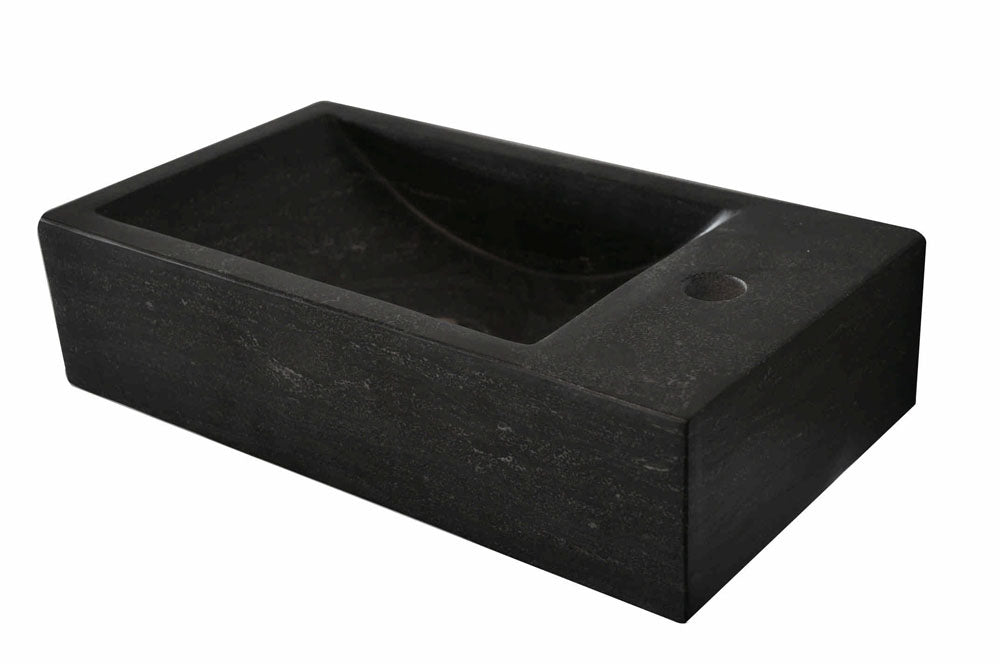 Wiesbaden Raw fontein rechts 40x22x10 cm hardsteen gezoet