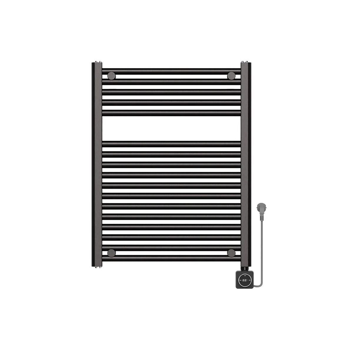 Elara elektrische radiator Smart WiFi 76,6 x 60 cm gunmetal PVD