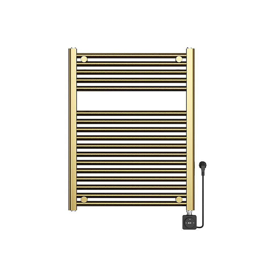 Wiesbaden elara elektrische radiator Smart WiFi 76,6 x 60 cm geborsteld messing PVD