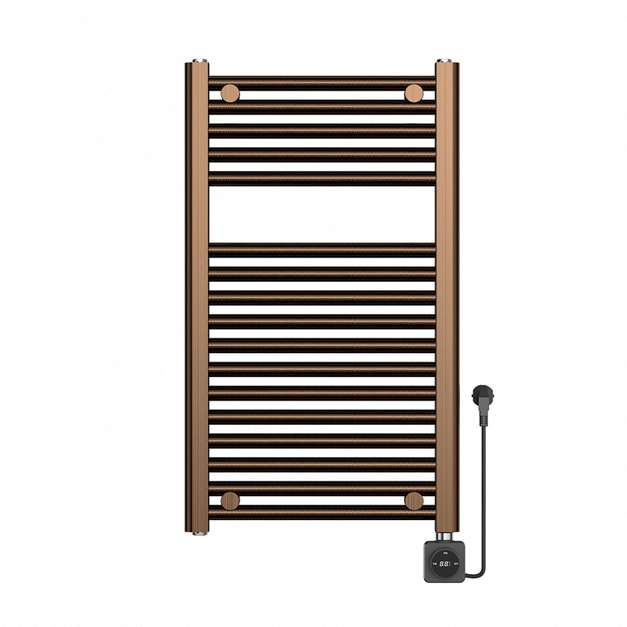 Wiesbaden elara elektrische radiator Smart WiFi 76,6 x 45 cm geborsteld brons koper PVD