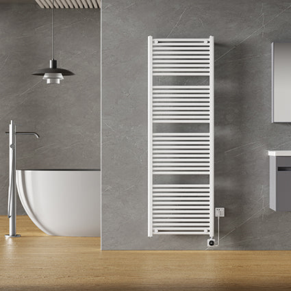 Wiesbaden elara elektrische radiator Smart WiFi 181,7 x 60 cm glans wit