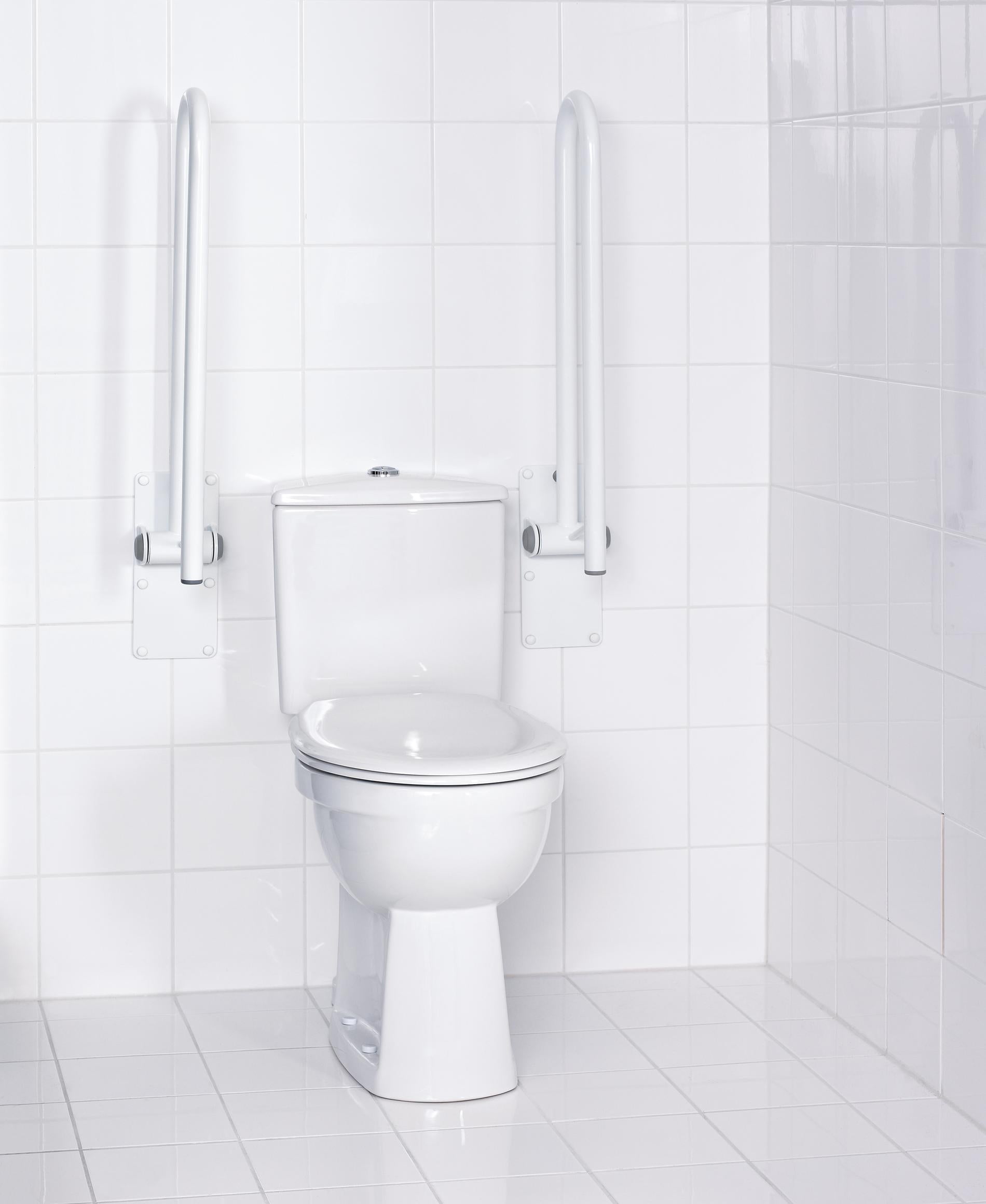 A0130201 Opklapbare Beugel Wit Lang