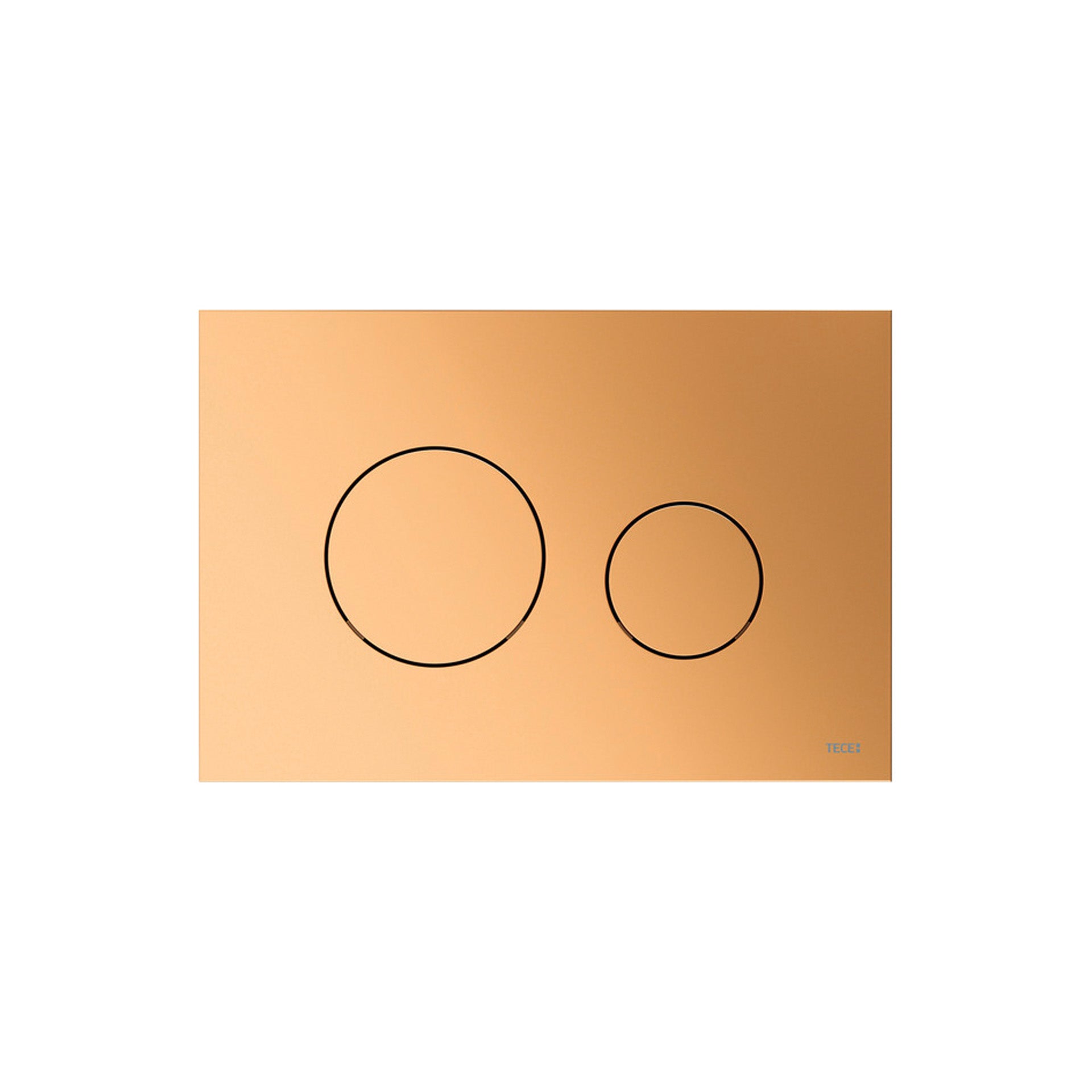 Tece loop bedieningspaneel - messing metallic