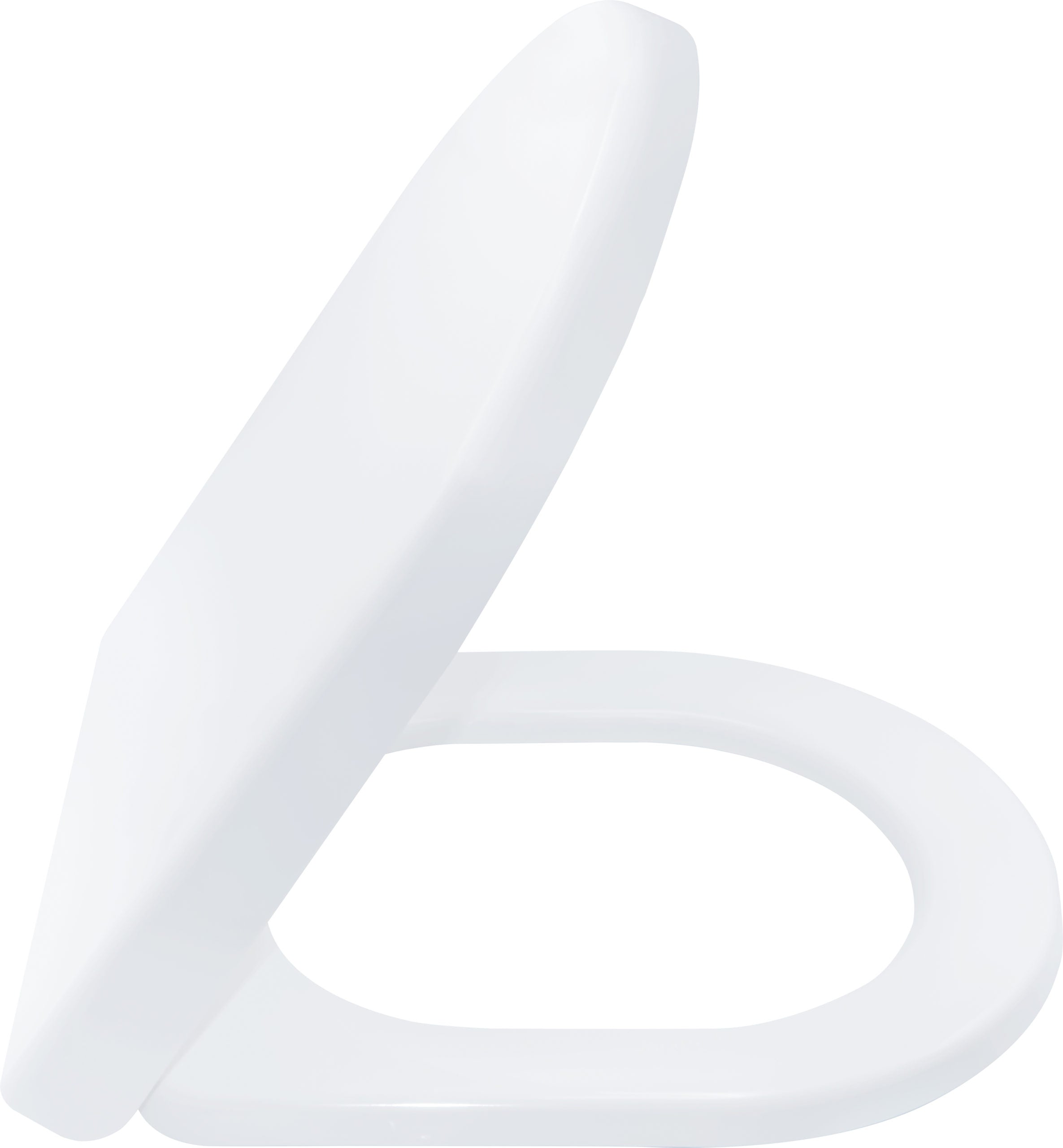 Aloni gala wc-zitting duroplast wit, quick release, pvc scharnieren, softclose