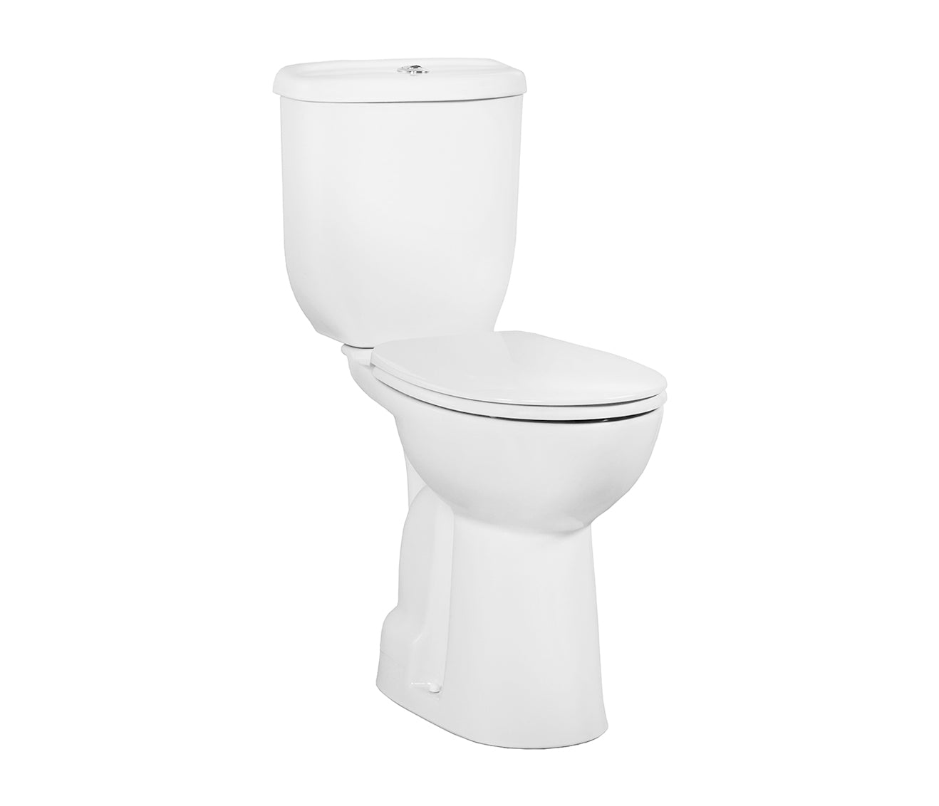 Hoog staand wc onderpot met bidet, s-trap - wit