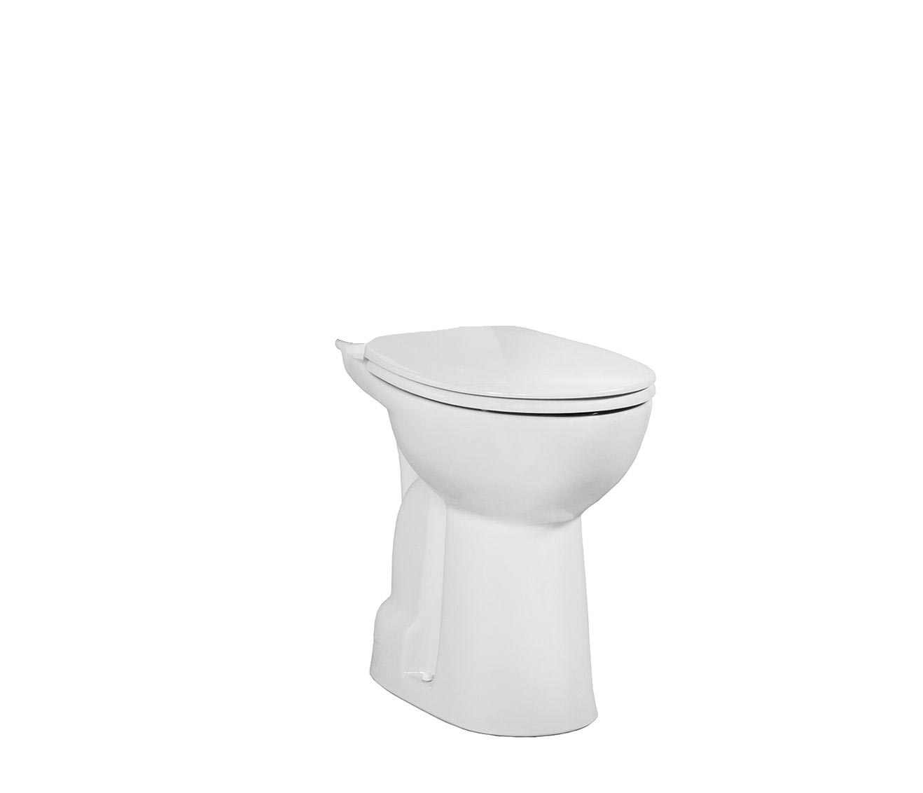 Hoog staande wc onderpot zonder bidet, s-trap - wit