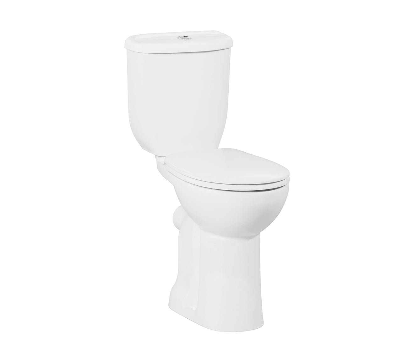 Hoog staande wc onderpot zonder bidet, p-trap - wit