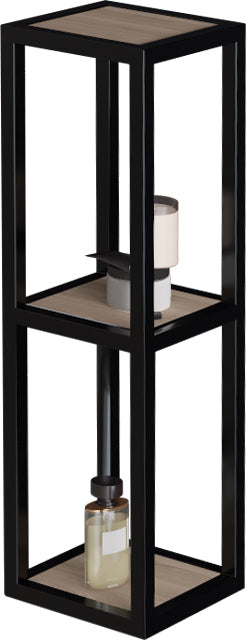 Aloni sharp kolomkast (20x20x60cm) hazelnoot