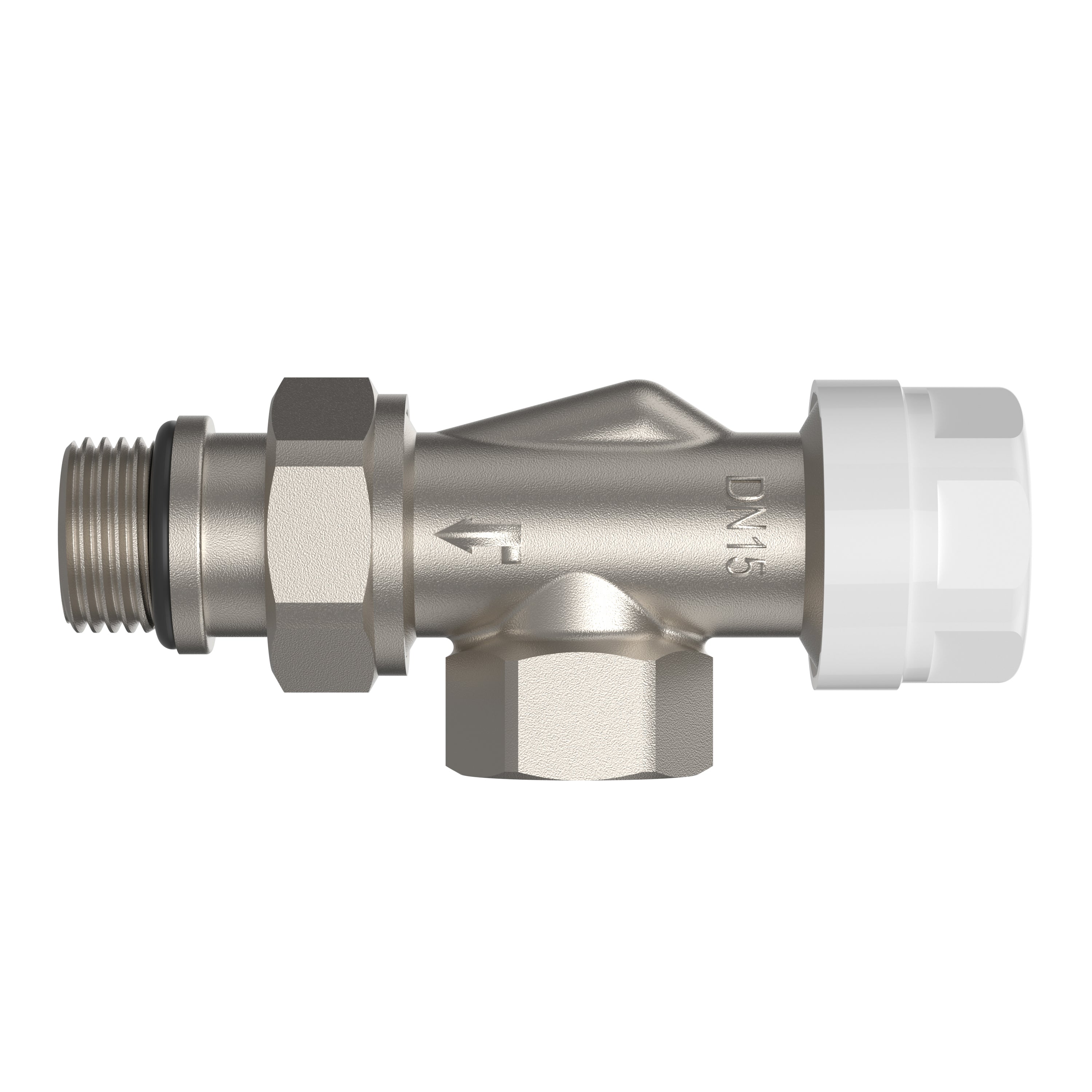 Belrad radiatorkraan - thermostatisch - haaks omgekeerd - m30 - 1/2"mf