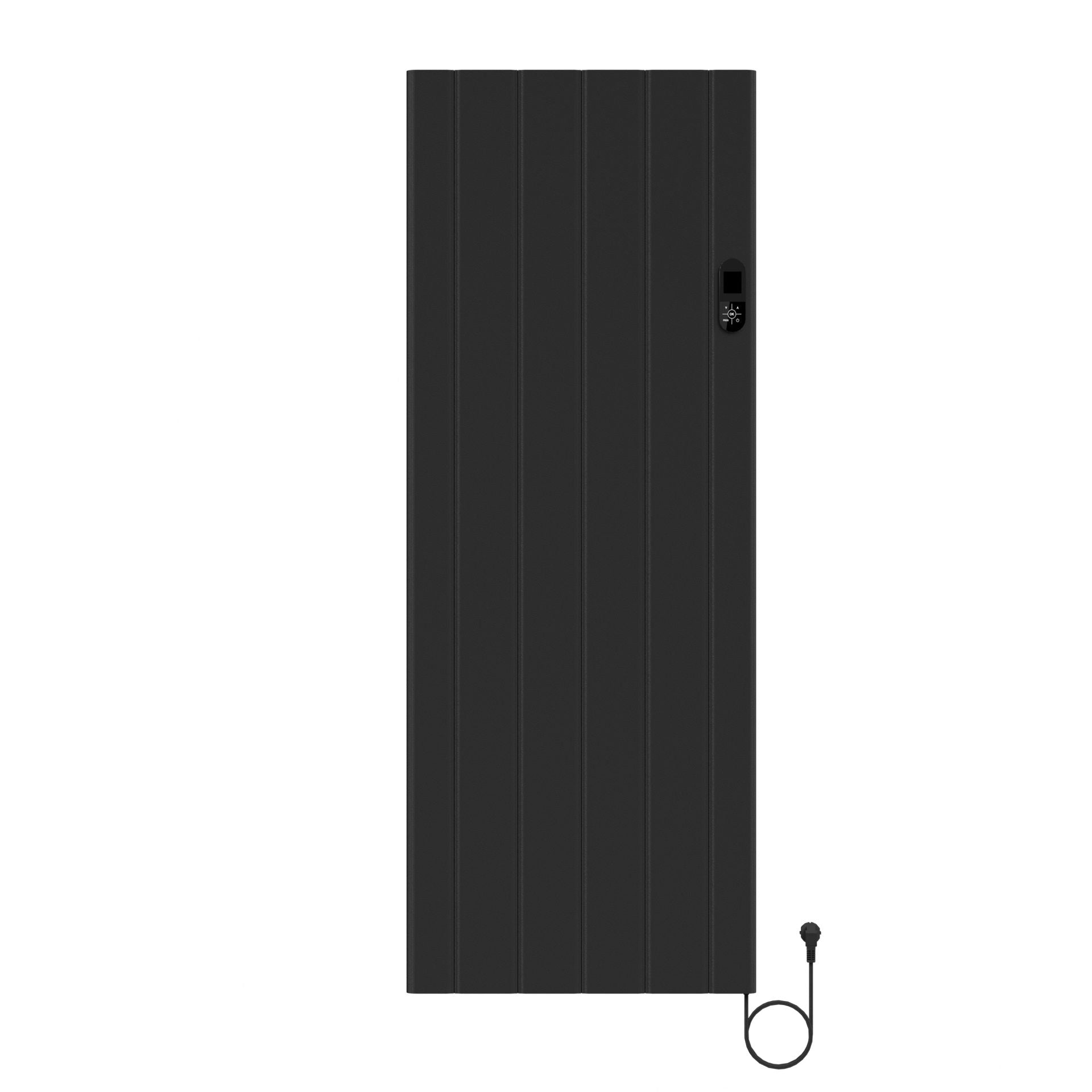 BELRAD ELEKTRISCHE RADIATOR - MET DIGITALE PROGRAMEERBARE THERMOSTAAT - SMART WIFI - 2000W - 1600X608X90 MM - MAT ZWART