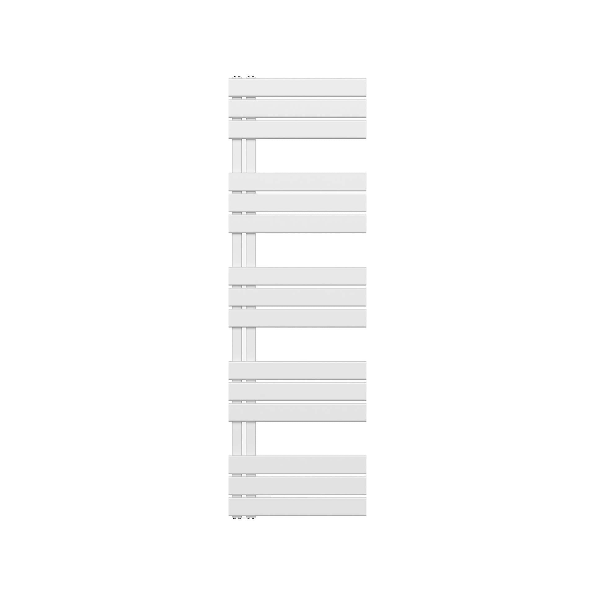 Handdoek radiator links aansluiting/comb- wit 1600x500-755w