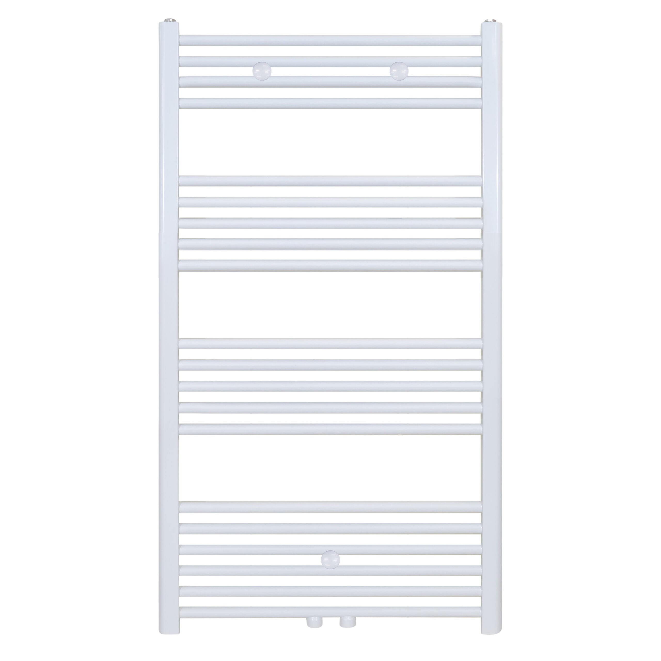 Belrad handdoekdroger - links-rechts/middenaansluiting - 616 watt - 1200x600cm - glanzend wit