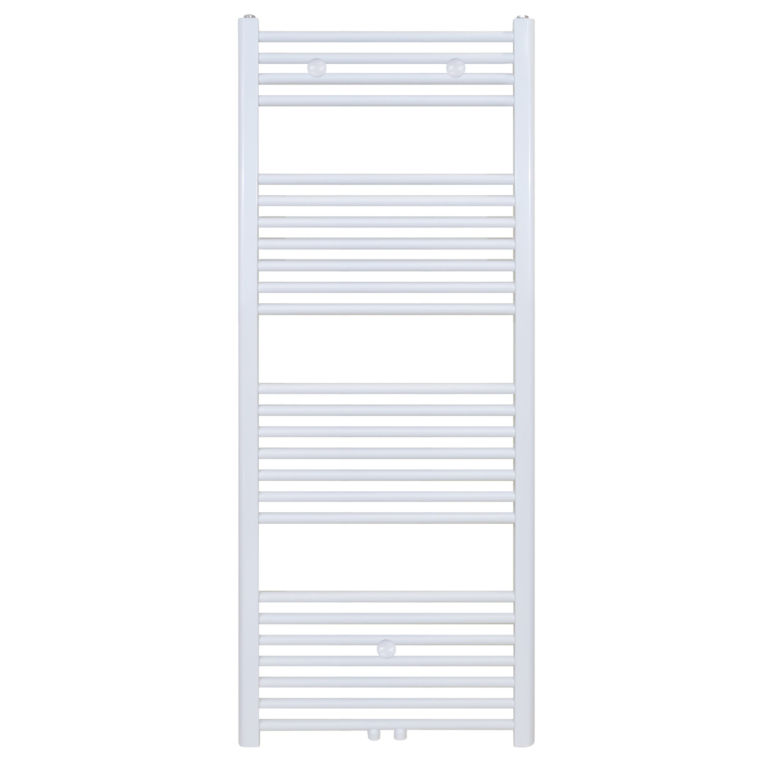 Belrad handdoekdroger - links-rechts/middenaansluiting - 556 watt - 1400x400cm - glanzend wit