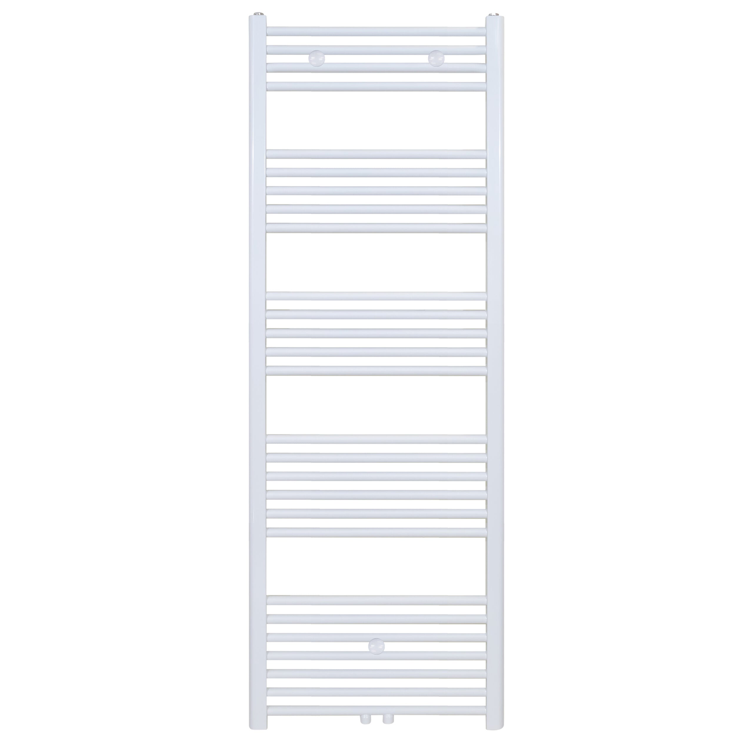 Belrad handdoekdroger - links-rechts/middenaansluiting - 614 watt - 1600x400cm - glanzend wit